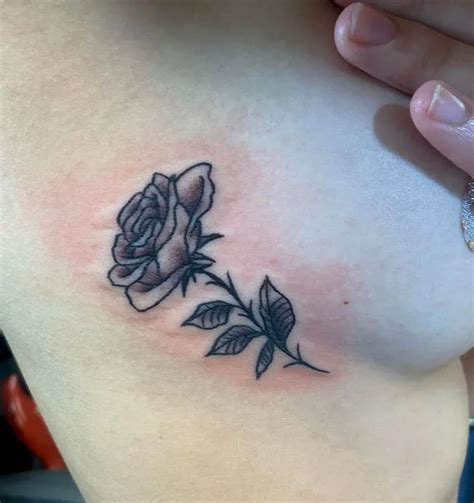 128 Astonishing Side Boob Tattoos To Enhance Your Charm